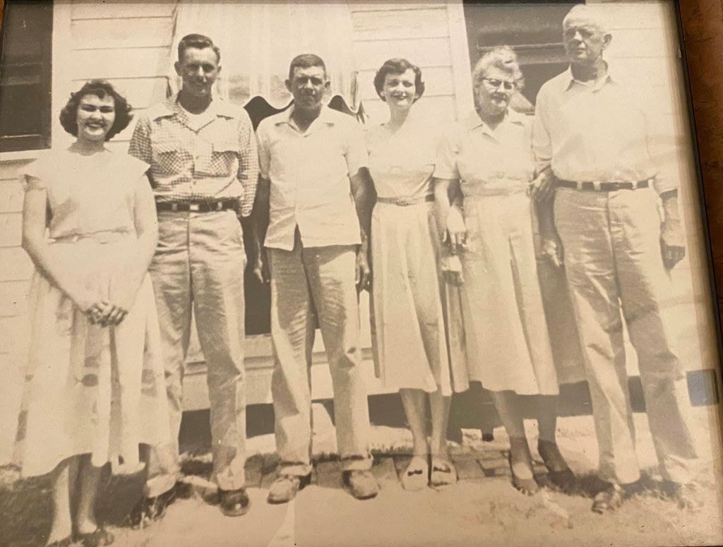 Herbert Parr, far right, with the original 9H Ranch family